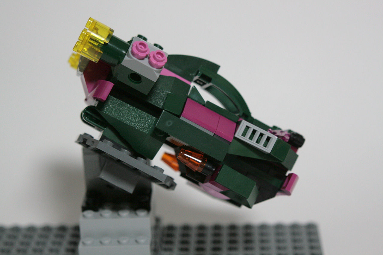 A photo of the right side of my lego hovercar build.